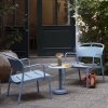 Muuto LINEAR OUTDOOR Stalowy Fotel Ogrodowy Lounge - Zewnętrzny / Czarny