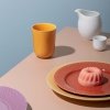 Lyngby Porcelain RHOMBE COLOR Kubek bez Ucha 330 ml Niebieski