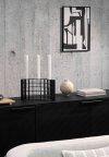 Kristina dam studio GRID Komoda Stalowa 160 cm / Czarna