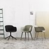 Muuto FIBER ARMCHAIR TUBE BASE Krzesło - Białe