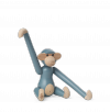 Kay Bojesen MONKEY Małpka Drewniana Mini - Niebieska / Edycja Limitowana