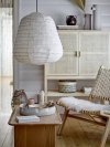 Bloomingville KEILA Fotel Lounge / Drewno Tekowe i Rattan