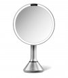 simplehuman SENSOR Lustro Kosmetyczne do Makijażu - Powiększające, z Podświetleniem / Srebrne Matowe