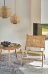 Villa Collection VILNA Lampa Wisząca Rattanowa 30 cm Naturalna