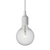 Muuto E27 Lampa Żarówka LED Jasnoszara