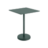 Muuto LINEAR Kwadrat Ogrodowy Stolik Kawowy 70 cm / Wys. 95 cm / Ciemnozielony