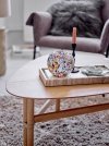 Bloomingville MAJSA Podstawka - Taca Marmurowa 38 cm / Brązowa