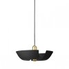 Aytm CYCNUS Lampa Wisząca 45 cm Czarna / Złota
