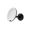 simplehuman SENSOR Sensorowe Lustro z Podświetleniem do Makijażu Ścienne / Czarne