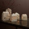 Kähler URBANIA Świecznik Tealight - Domek Biały - Pantheon