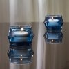Holmegaard ARC Świecznik Tealight 2 Szt. / Niebieski