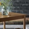 Muuto LINEAR Zestaw Mebli Ogrodowych - Stół 140 cm + 2 Ławki - Biały