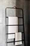 Menu BATH Drabinka Łazienkowa - Wieszak na Ręczniki - Czarny