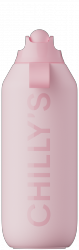 Chilly's SERIES 2 SPORT Stalowa Butelka Sportowa do Wody 500 ml - Termiczna / Różowa