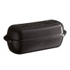 Emile Henry NATURE Ceramiczna Forma do Pieczenia Chleba 4,5 l Czarna