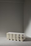 Kristina dam studio CURVED Stalowa Ławka / Biała