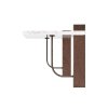 Audo CORBEL Półka Ścienna 100 cm / Ciemny Dąb - Marmur