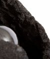Muubs CRUST Lampa Podłogowa z Kamienia Lawy / Czarna