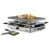 Spring RACLETTEFONDUE CLASSIC Szwajcarski Zestaw do Raclette i Grill Stołowy dla 8 Osób