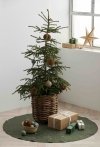 Sodahl CHRISTMAS STAR Świąteczna Podkładka - Mata pod Choinkę 120 cm Zielona