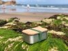 black+blum CLASSIC Stalowy Lunchbox L / Oliwkowy