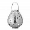 Bloomingville MAIKA Lampion Aluminiowy 40 cm / Srebrny