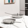 Alessi CONVIVO Patelnia Stalowa 28 cm / Srebrna Matowa