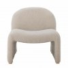 Bloomingville NEEL Fotel w Tkaninie Bouclé / Kremowy