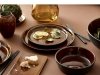 Bitz GASTRO Talerz Obiadowy 21 cm 6 Szt. Czarny - Środek Amber