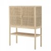 Bloomingville SANNA Drewniana Komoda z Rattanowym Frontem