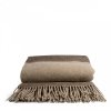 Sagaform ULLE Koc / Pled Wełniany 130x170 cm Beżowy