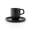 Eva Solo NORDIC KITCHEN Filiżanka do Kawy Espresso 70 ml / Czarna 4 Szt.