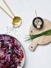  Nicolas Vahe KITCHEN Sztućce do Serwowania Sałaty 2 Szt. Mosiężne