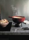 Emile Henry KITCHEN Ceramiczny Zestaw do Fondue / Czerwony