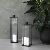 House Doctor NARROW Lampion 60 cm / Czarny Antyczny
