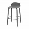 Muuto VISU BAR Hoker - Stołek Barowy 65 cm Szary