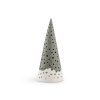 Kähler NOBILI Świecznik Świąteczny Tealight / Choinka 19 cm Zielona Oliwkowa