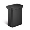 simplehuman LINER POCKET VOICE Automatyczny Kosz na Śmieci 58 l z Możliwością Otwierania Głosem / Czarny