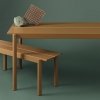 Muuto LINEAR Ławka Ogrodowa / Stalowa 110 cm Niebieska