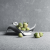 Georg Jensen COBRA Stalowa Misa Dekoracyjna 19 cm / Srebrna Polerowana