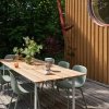 Muuto FIBER OUTDOOR Krzesło Ogrodowe - Zewnętrzne / Czarne