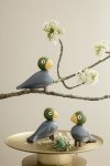 Kay Bojesen SONGBIRD Ptaszek Drewniany NIGHTINGALE AQUA / Zielony