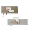 Muuto FOLDED Organizer - Półka Ścienna 63 cm Czarna