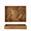 Bloomingville KATALYN Taca 40x30 cm z Drewna Mango