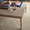 Muuto COUPLE Stolik Kawowy z Ceramicznym Blatem 84x80 cm / Ciemny Dąb - Blat Gładki Piaskowy Sand