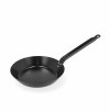 Holm KITCHEN Patelnia ze Stali Węglowej z Powłoką Nieprzywierającą 24 cm / Czarna