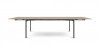 Eva Solo TAFFEL Stół Rozkładany 90 x 200-320 cm Czarny / Blat Pebble