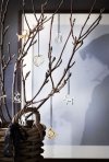 Rosendahl Karen Blixen's Christmas - Zawieszka Świąteczna 2 Szt. Bożonarodzeniowa Róża i Serce / Złote