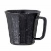 Bloomingville YOKO Kubek Porcelanowy 380 ml 4 Szt. / Czarny