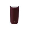Stelton TO GO CLICK Stalowy Kubek Termiczny 200 ml / Fioletowy
